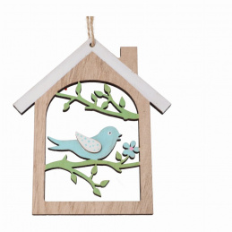 Dřevěný velikonoční domek k zavěšení