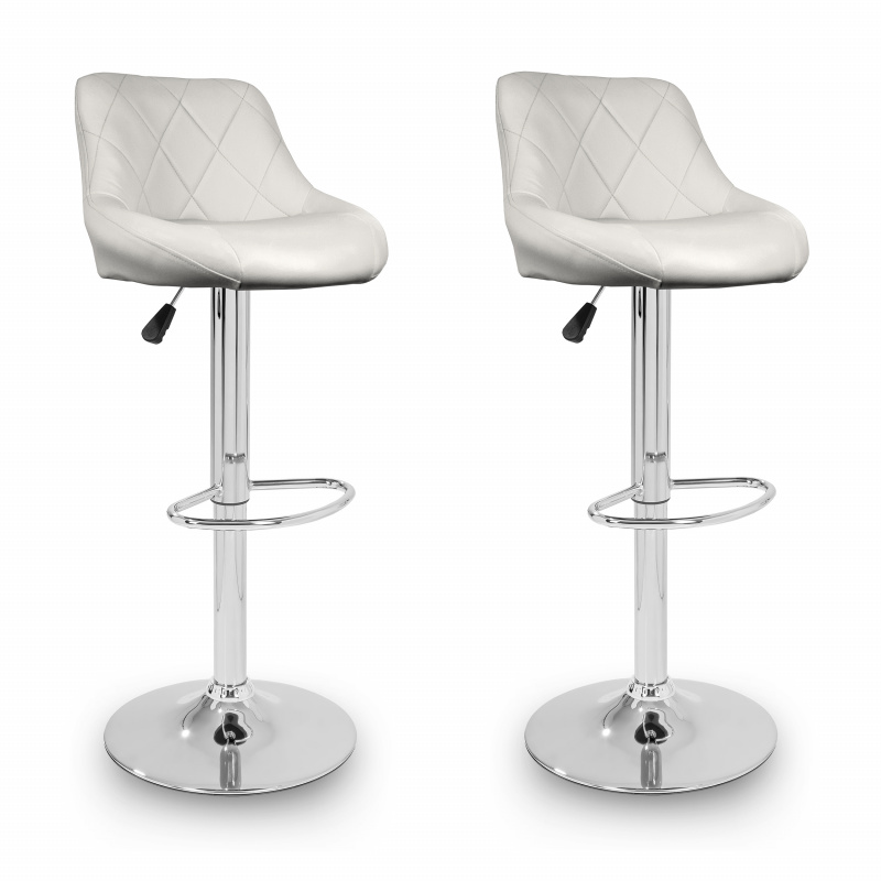 Aga 2x Barová židle Béžová