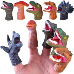 Dinosauří prstové loutky gumové figurky 5 ZA4333