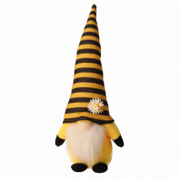 Skřítek s květinou k postavení jarní