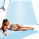 Aga Plážová pikniková deka XXL 200x200cm Modrá
