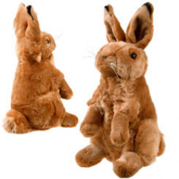 Maskot Sedící králík plyšový 25cm 13463