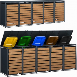 Kryt pro 5 odpadkových košů