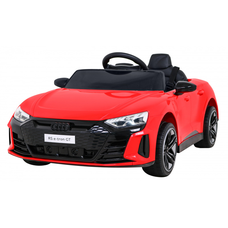 Audi RS E-Tron GT Baterie červená + dálkové ovládání + pohon 4x4 + rádio MP3 + LED + EVA