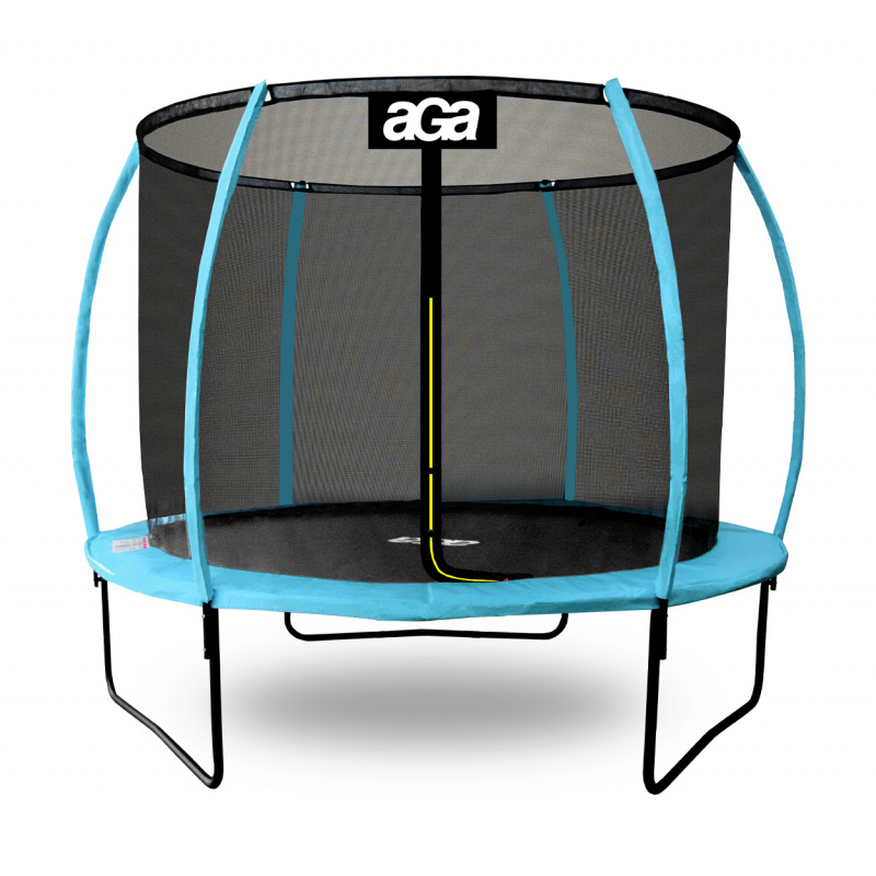 Aga SPORT EXCLUSIVE Trampolína 180 cm Světle modrá + ochranná síť