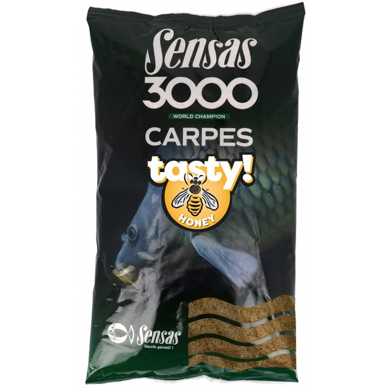 Sensas Krmítková směs 3000 Carp Tasty Honey 1kg