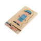 Aga Dřevěné puzzle Montessori části těla Chlapec