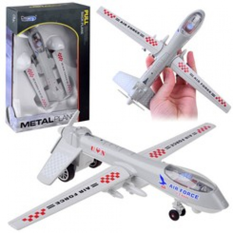 Kovový DRON vojenský bojový zvuk ZA4327 SZ