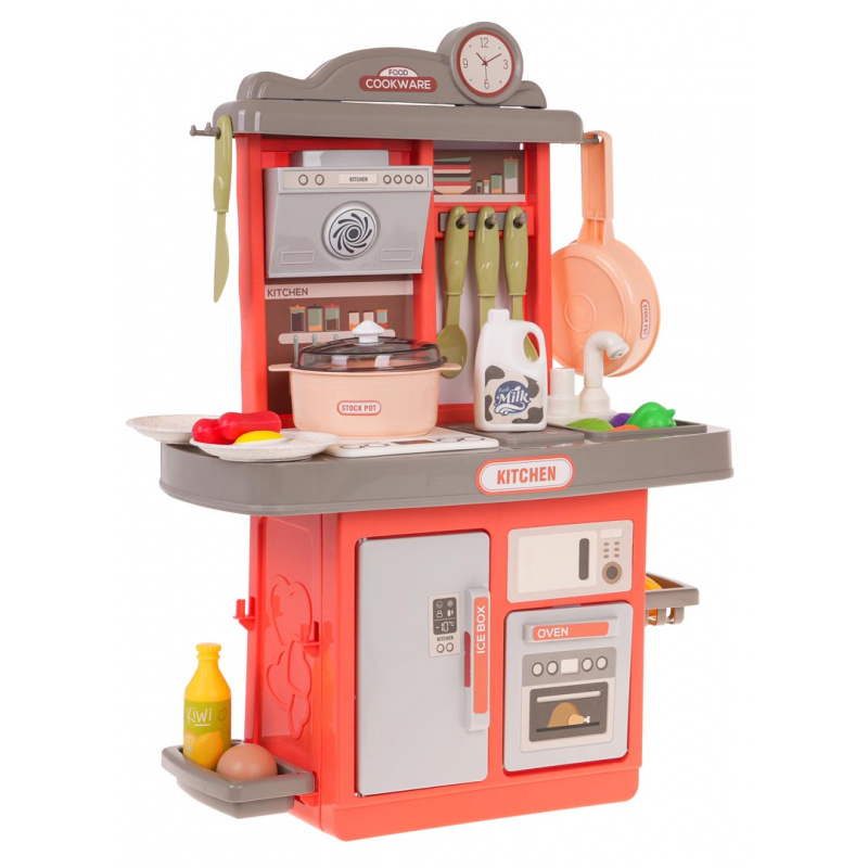 Kuchyně Kuchyňský Koutek s Funkcí Zvuku 35ks. Růžová