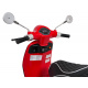 Vozidlo Skútr Vespa ROMA Červený