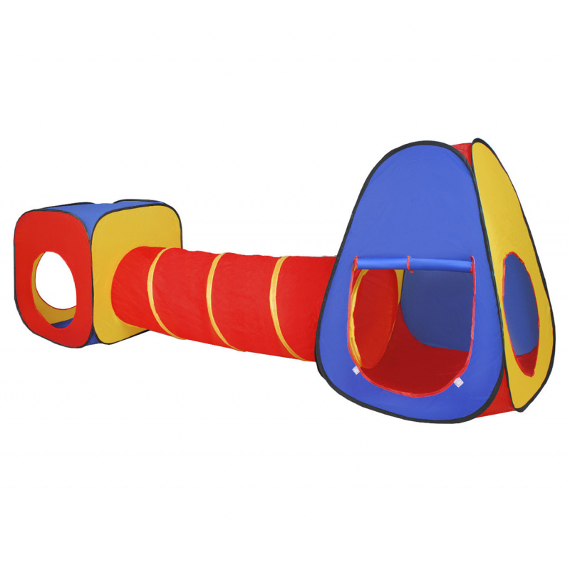Aga4Kids Dětský hrací stan se spojovacím tunelem