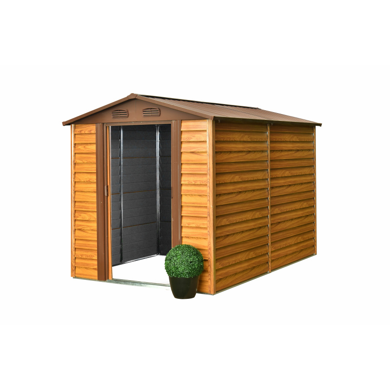 Aga Zahradní domek 236x209x195 cm Hnědý
