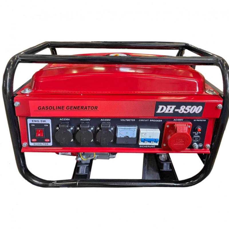 KraftWorld Třífázová benzínová elektrocentrála DH-8500 3 kW