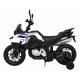 BMW F850 GS Dětský motocykl na baterie bílý + asistenční kolečka + LED audio + pomalý start + EVA