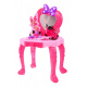 Růžová toaleta pro dívky 3+ Interaktivní fén + světla + stylingové doplňky