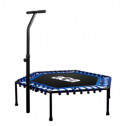 Aga FITNESS Trampolína 130 cm Modrá + madlo
