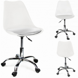 Židle IGER bílo-šedá