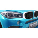 BMW X6M Elektrické dětské auto Modrá barva + dálkové ovládání + EVA + pomalý start + audio + LED dioda