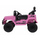 Toyota FJ Cruiser pro děti růžová + dálkové ovládání + pohon 4x4 + LED audio + EVA + pomalý start
