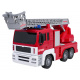 Hasičské auto s funkcí světel a zvuku 1:28