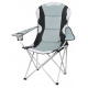 Zahradní a kempingová židle polstrovaná šedá Malatec 2300