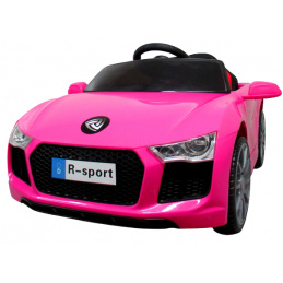 Cabrio B4 RŮŽOVÉ Vozidlo na baterii, autíčko pro děti, dálkové ovládání, kožené sedadlo - vrácené autíčko