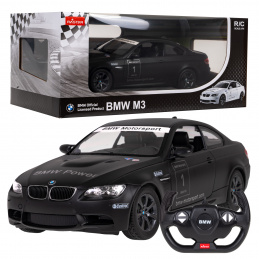 BMW M3 černé RASTAR 1:14 Dálkově ovládané auto + 2,4 GHz dálkové ovládání