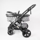 Aga Kombinovaný kočárek 2v1 Šedý