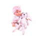 Panenka s plyšovým králíčkem ZA3828