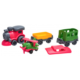 Sada Vlak + Vagóny z Bioplastu