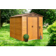 Aga Zahradní domek 236x209x195 cm Hnědý