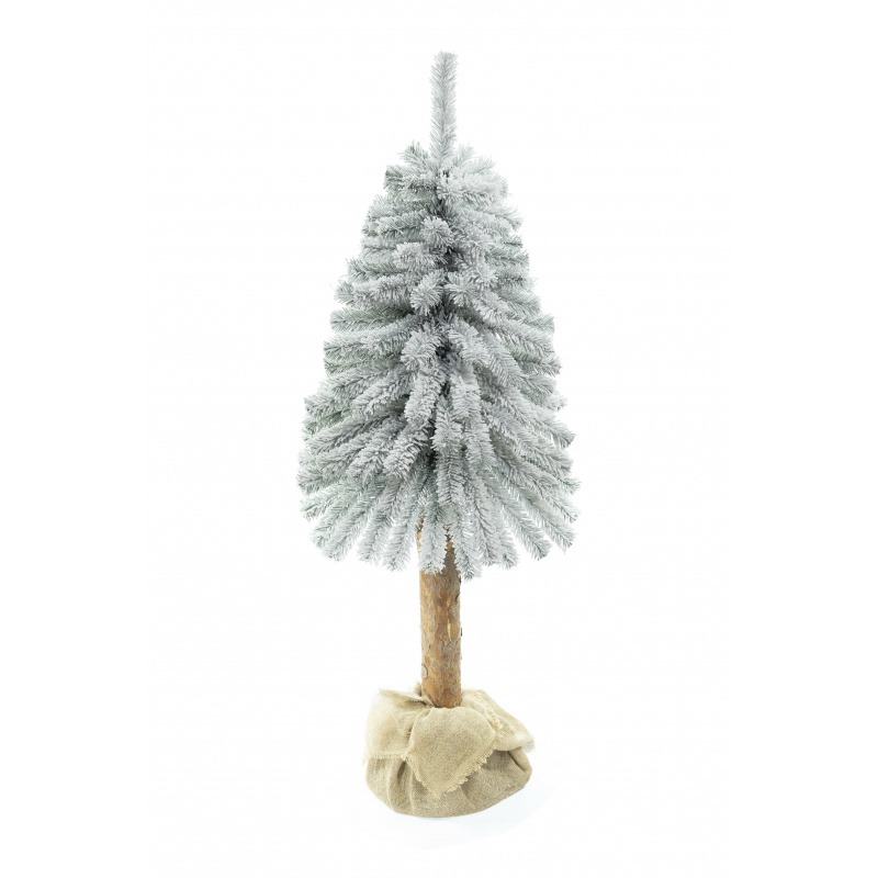 Aga Vánoční stromeček 150 cm s kmenem Zasněžený