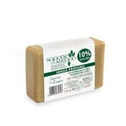 Mýdlo z Aleppa - Bobkový list 10% Bez vůně 125 g - SAPONE DI UN TEMPO univerzální