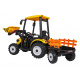 MEGA Traktor D68 s přívěsem žlutý