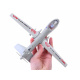 Kovový DRON vojenský bojový zvuk ZA4327 SZ