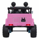 Toyota FJ Cruiser pro děti růžová + dálkové ovládání + pohon 4x4 + LED audio + EVA + pomalý start