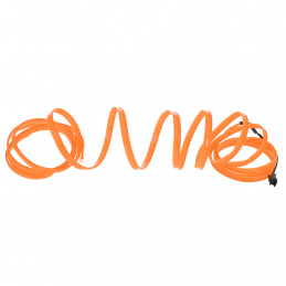 LED ambientní osvětlení pro auto / auto USB / 12V páska 3m oranžová