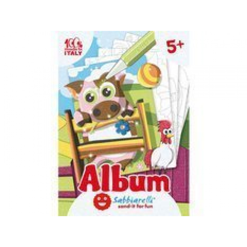 SABBIARELLI Pískové omalovánky Zvířata v přírodě 5+