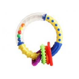 POUPY Kousátko s chrastítkem 4m+