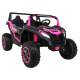 Buggy ATV Racing pro 2 děti Růžová + pohon 4x4 + dálkové ovládání + pomalý start + MP3 LED