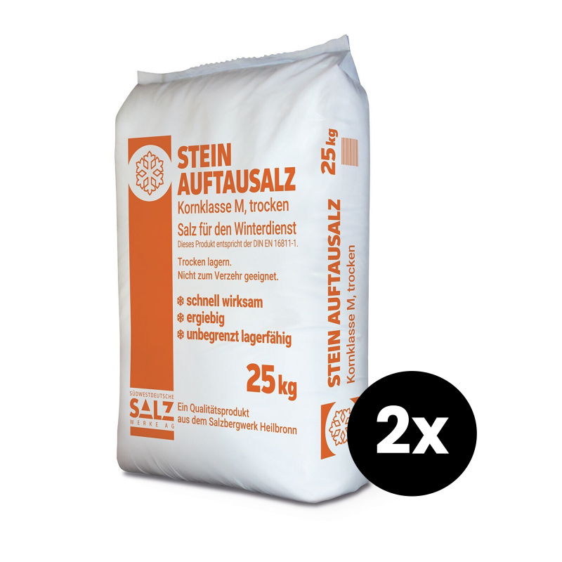 Aga 2x Posypová sůl 25kg