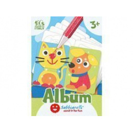 SABBIARELLI Pískové omalovánky První obrázky 3+