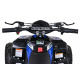Čtyřkolka Highper s baterií Blue 35km/h + Střídavý motor 1000W + Nafukovací kola + Nastavení sedadla