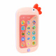 Aga4Kids Dětský telefon Kohout Růžový