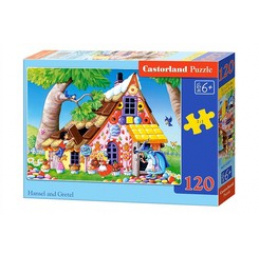 CASTORLAND Puzzle 120 dílků - Jeníček a Mařenka
