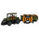 Traktor s Přívěsem Zelený R/C