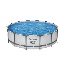 Steel Pro MAX 427x107 Grey 14FT BESTWAY 5in1 Rack Pool + příslušenství