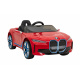 BMW i4 Autíčko na baterie pro děti Červené + pomalý start + EVA + eko kůže + LED audio + dálkové ovládání