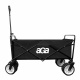 Aga Skládací přepravní vozík MR4611-Černý