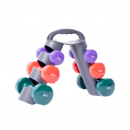 Aga Stojan s aerobic činkami 12kg